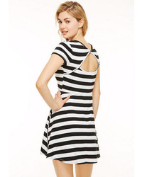 Delia's Stripe Twist Back Bow Dress