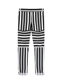 Tibi Summer Stripe Cuffed Pants