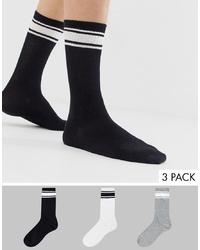 Bershka Join Life Multi Packs Socks With Stripes