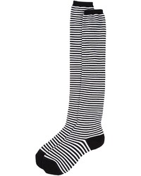 Sock It To Me Striped Knit Over The Knee Socks