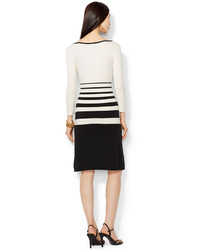 ralph lauren striped sweater dress