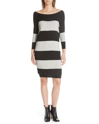 ATM Anthony Thomas Melillo Rugby Stripe Sweater Dress
