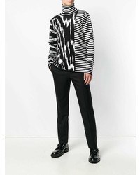 Givenchy Contrast Pattern Knit Sweater