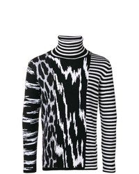 Givenchy Contrast Pattern Knit Sweater