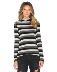 Hye Park And Lune Brooklyn Stripe Turtle Neck Top