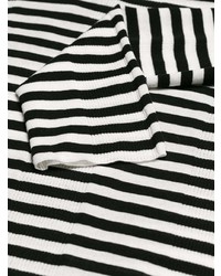 Saint Laurent Striped Roll Neck Sweater