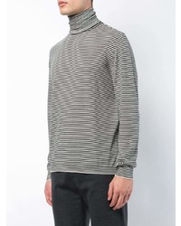 John Elliott Striped Roll Neck Sweater