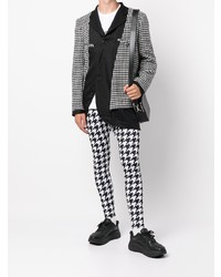 Comme Des Garcons Homme Plus Comme Des Garons Homme Plus Houndstooth Pattern Deconstructed Blazer