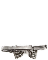 Tom Ford Silk Houndstooth Bow Tie