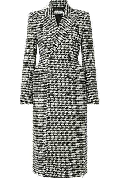 Balenciaga houndstooth coat online