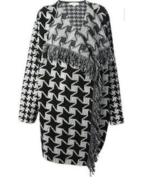 Stella McCartney Houndstooth Blanket Coat
