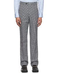 Martine Rose Black White Houndstooth Trousers