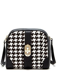 Susu Small Elegantly Designed Leather Cross Body With A Combination Leather Chain Strap