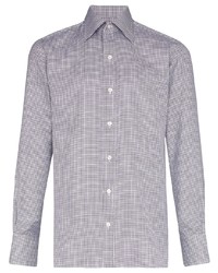 Tom Ford Houndstooth Button Up Shirt