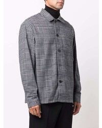 Brioni Houndstooth Pattern Long Sleeved Shirt