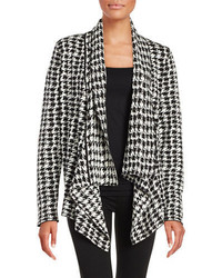 Nipon Boutique Houndstooth Knit Cardigan