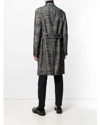 Tagliatore Houndstooth Double Breasted Coat