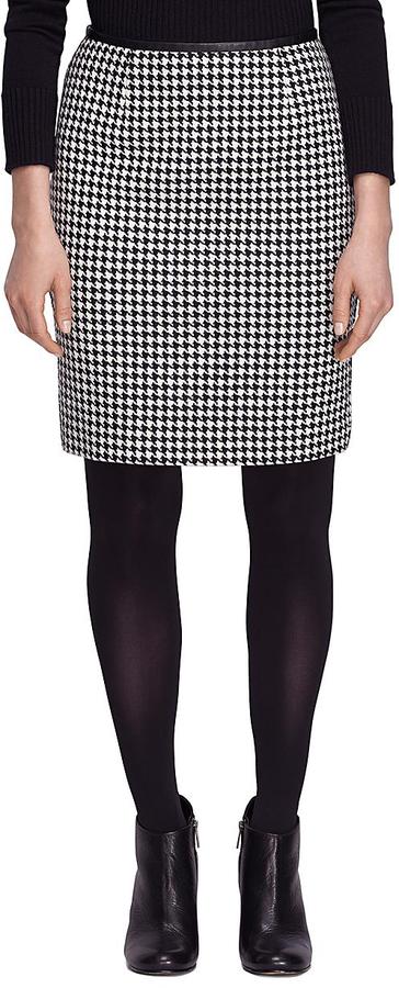 houndstooth skirt