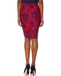 The Limited Printed Piped Waistband Pencil Skirt