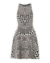 McQ Alexander McQueen Houndstooth Knit Dress