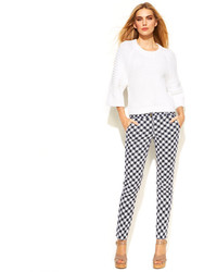 michael kors houndstooth pants