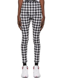 Black and White Houndstooth Sweatpants