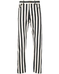 Saint Laurent Striped Straight Jeans