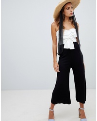 New Look Colourblock Bow Front Jumpsuit Pattern