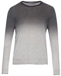 Vince Printed Ombr Knit Sweater