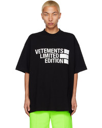 Vetements Black Limited Edition T Shirt