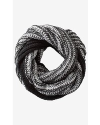 Express Chunky Marled Knit Infinity Scarf