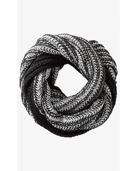 Express Chunky Marled Knit Infinity Scarf