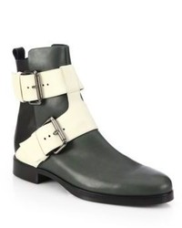 Pierre Hardy Leather Buckle Ankle Boots