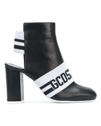 Gcds Logo Open Heel Boots