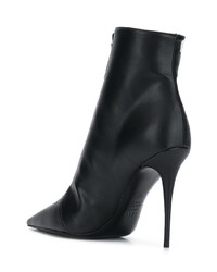 Versus Logo Pointed Boots