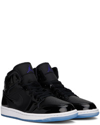NIKE JORDAN Black Air Jordan 1 Mid Se Sneakers