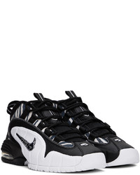 Nike Black White Air Max Penny Sneakers