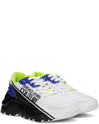 VERSACE JEANS COUTURE Black White Speedtrack Sneakers