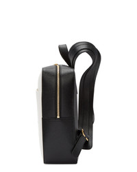 Thom Browne Black And White Paper Label Book Backpack