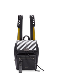 Off-White Black And Yellow Diag Backpack