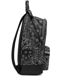 Amiri Black Bandana Classic Backpack