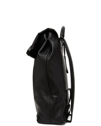 Maison Margiela Black Leather Numbers Backpack