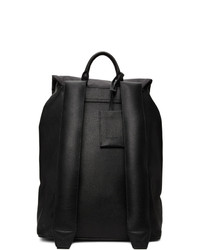 Maison Margiela Black Leather Numbers Backpack