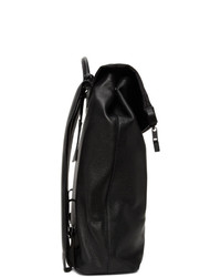 Maison Margiela Black Leather Numbers Backpack