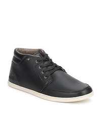 Boxfresh Eavis Leather Black Mid Boots