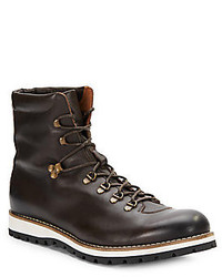 Saks Fifth Avenue BLACK Alpine Leather Boots