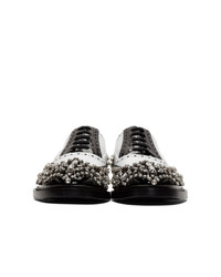 Burberry Black And White Lennard Cry Brogues