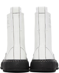 Viron White Black 1992 Contrast Boots