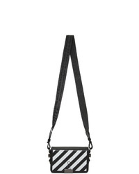 Off-White Black Mini Diag Flap Bag