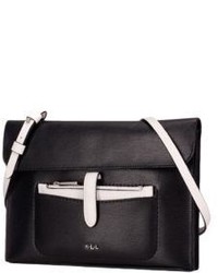 Lauren Ralph Lauren Davenport Leather Flat Crossbody Bag